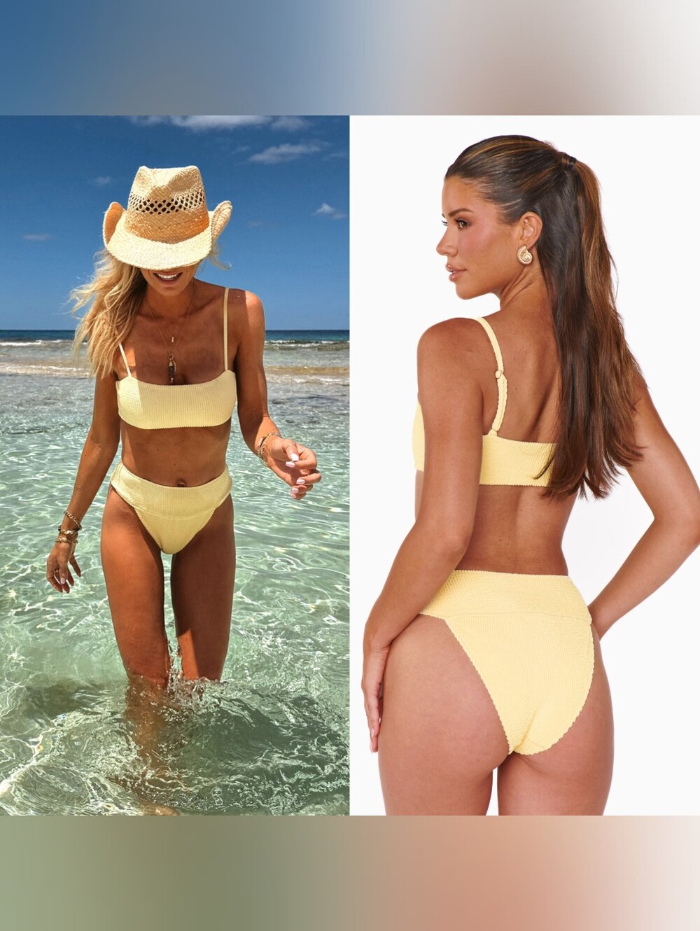 Show Me Your Mumu Del Rey Butter Yellow Scrunch Bottom M Summer Beach Vacation